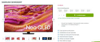 Samsung Neo QLED QN90F 98" Titanium, Zwart voor €6.798 bij Plasmavisie
