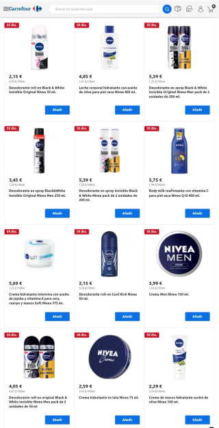 -5€ de Descuento directo por compra de 15€ desde Carrefour.