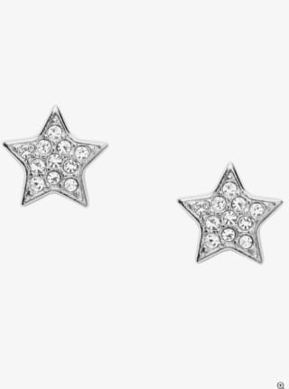 Pendientes Plateados De Acero Inoxidable estrella marca Fossil por 15€