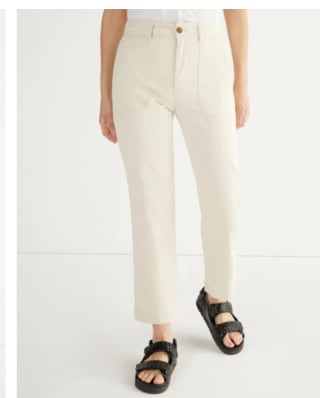 Pantalón recto de mujer liso GAP por 13.78€