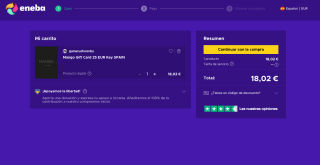 Tarjeta Mango de 25€ por solo 18,02€