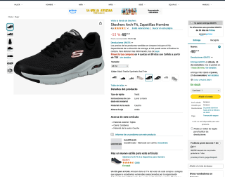 Zapatillas Skechers Arch Fit Hombre por solo 46,95€