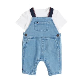 Tommy Hilfiger Shirt broek DENIM DUNGAREE T-shirt en tuinbroek voor €26,95 bij Zalando