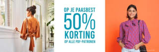 50% kassakorting op op alle patronen en magazines van Knipmode & KNIPkids