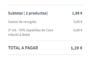 Chollazo 2 pares zapatillas casa por 1,29€ ( más ofertas en descripción)