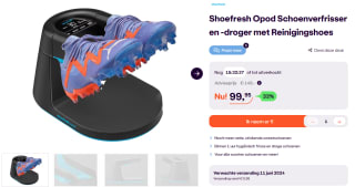 Shoefresh Opod schoenverfrisser en -droger voor €99,95 bij iBOOD