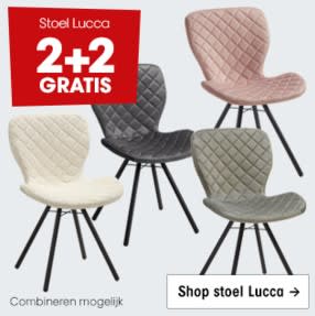 2+2 gratis op stoel Lucca bij Kwantum