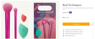 Real Techniques Feeling Festive Face Set Penselenset voor €13,79 bij de Bijenkorf
