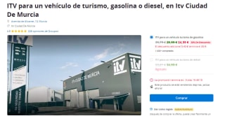 Murcia ITV coche gasolina desde solo 24,59€