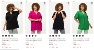 20% korting op blouses bij Ullapopken