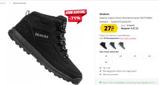 Deakins Hayton wandelschoenen voor heren voor €27,77 bij Sport Korting