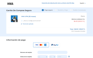 VPN HideMyAss HMA 3 años por 5,80€