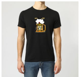 Camiseta de Hombre Kukuxumusu Beerber por 9.9€