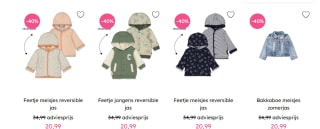 Tot 70% korting op alle zomerjassen bij Kixx