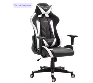 Silla Gaming Racer X Ergonómica por solo 69,99€ (Nuevos usuarios por 41,99€)