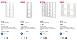 10% IKEA Family korting op alle KALLAX kasten en inzetten