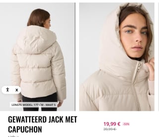 Stradivarius PUFFER - Winterjas - voor €19,99 bij Stradivarius