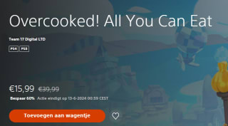 Overcooked! All You Can Eat voor €15,99 in de Playstation Store