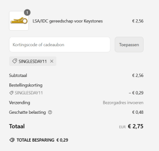 11% korting op alles tijdens Singles Day bij Netwerkkabel