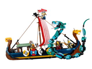 LEGO Creator 3-in-1 Vikingschip en de Midgaardslang (31132) voor €89,99