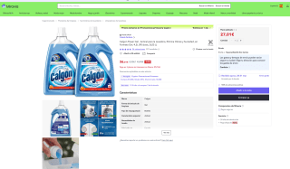 Calgon Power Gel Antical para la Lavadora Elimina Olores y Suciedad en Formato Gel 4,5L 90 dosis a solo 27,01€