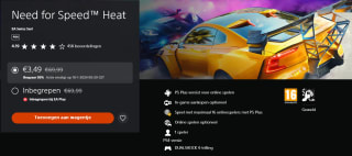 Need for speed heat/payback voor €3,49 in de PlayStation Store