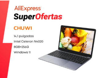 Portátil Chuwi HeroBook Pro 8GB/256GB SSD por 186€