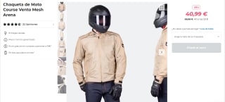 Chaqueta de Moto Course Vento Mesh Arena por 40.99€