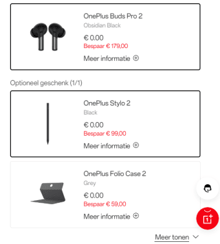 OnePlus Pad 2 WiFi 256GB met gratis buds pro 2 en stylus of case voor €499 bij Oneplus