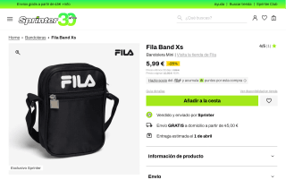Bandolera FILA Band XS por 5,99€