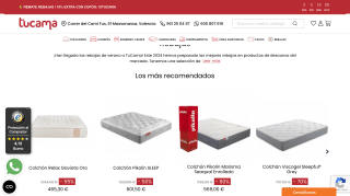 Remate de rebajas TuCama con 10% de descuento