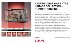 Star Wars - Nevarro Cantina & Imperial Death Trooper - The Vintage Collection voor €24,95 bij Dagknaller