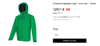 Chaqueta Trangoworld Highgate Termic con Tecnologia Gore-Tex por 129.99€