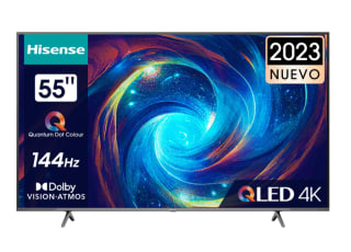 Television QLED 55'' - Hisense 55E7KQ PRO Smart TV UHD 4K, Quantum Dot Colour, Modo Juego 144Hz, Barra juegos, HDR total, Dolby Vision IQ & Atmos, Sonido 2.1 por 536.36€