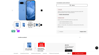 Google Pixel 8a Celeste 128 GB por 381,65€