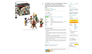 Asterix PLAYMOBIL 71269 Paletabis y la Tarta envenenada por solo 9,19€