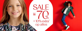 10% extra korting op de sale tot 70% bij Kleertjes.com