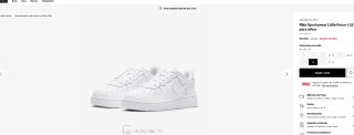 Zapatillas Nike Force 1 LE Niños por 60€