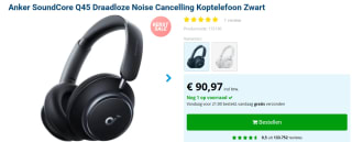 Anker SoundCore Q45 Draadloze Noise Cancelling Koptelefoon voor €90,97 bij GSMpunt
