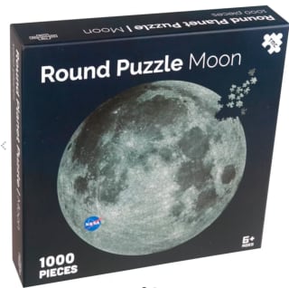 Ronde puzzels (Aarde, Maan, Mars) 1000 stukjes voor €3,99 bij Kruidvat