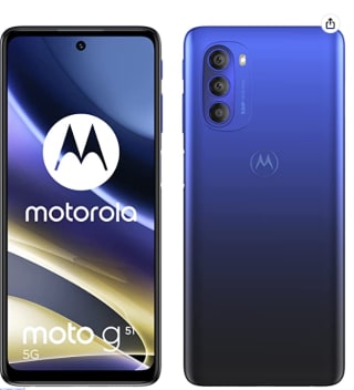 Motorola Moto G51 5G 4/128GB color azul por 159€
