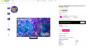 Samsung QE55Q70D 55 Qled por tan solo 629€
