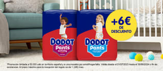 Muestra gratis dodot pants y 6€ de descuento