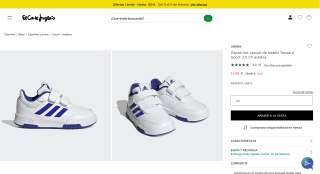 Adidas Tensaur Sport 2.0 CF Bebés por 14,95€