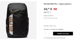 Mochila Nike Elite Pro por 34.99€