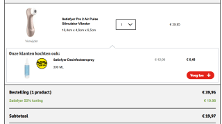 Satisfyer Pro 2 Next Generation - Luchtdruk Vibrator - voor €20 bij Kruidvat