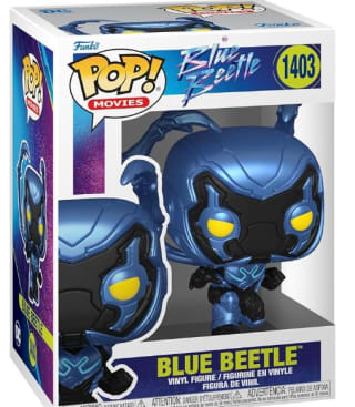 Figura Funko Pop! Movies: DC - Blue Beetle - Blue Beetle - 1/6 de Probabilidades de Obtener la RARA Variante Chase por 5€