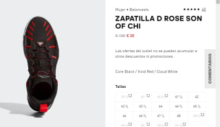 Zapatilla D Rose Son of Chi Adidas por 20€