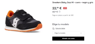 Zapatillas de Peques Saucony Baby Jazz Hl por 22.99€