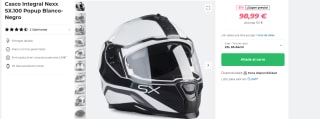 Casco Nexx SX.100 Popup Integral por 99€